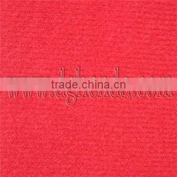 red velour fabric/velvet fabric for shoe