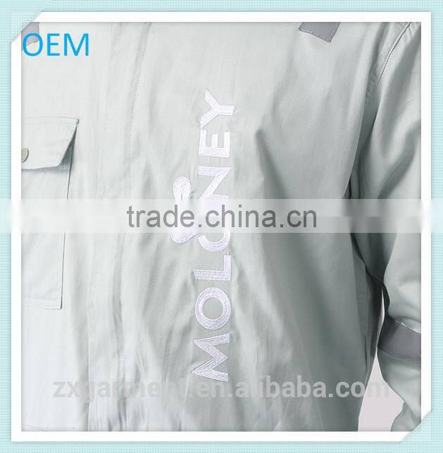 2017 ZX high quality Offshore Mens Coverall Style mechanic engineering uniform design