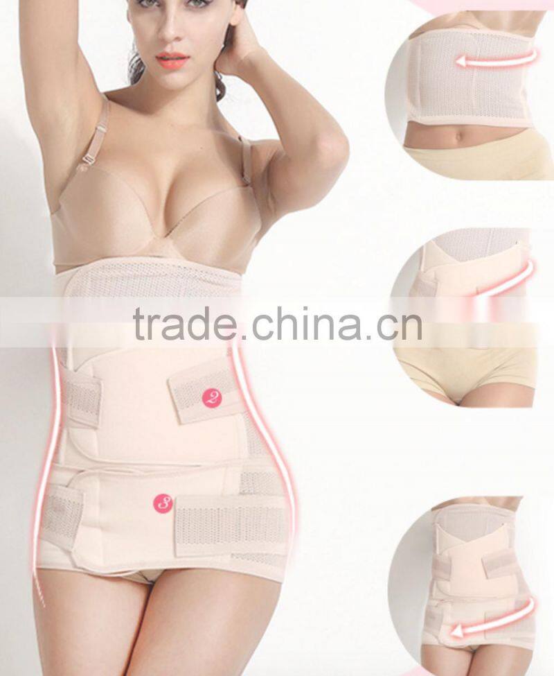 Hot style three-piece one set accept stomach waist pelvis permeability model body bound with summer suit pregnancy belt