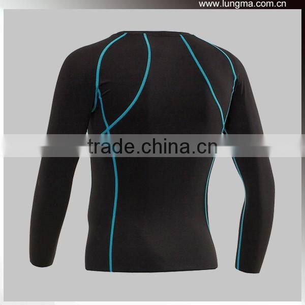 Long Short Sleeve Wholesale Blank Custom Compression Shirts