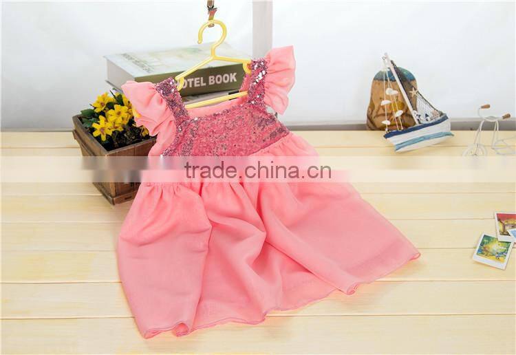 Wholesale Hot Fashion New Design Kids Sequin Tutu Dress Birthday Party Dress