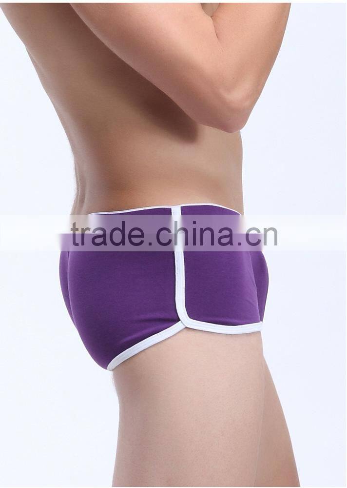 Custom Men's underwear factory price cotton boer shorts underpants low waist boer breathable men's underwear 8 color