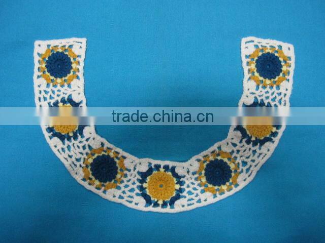 machine crochet cotton collar lace pattern