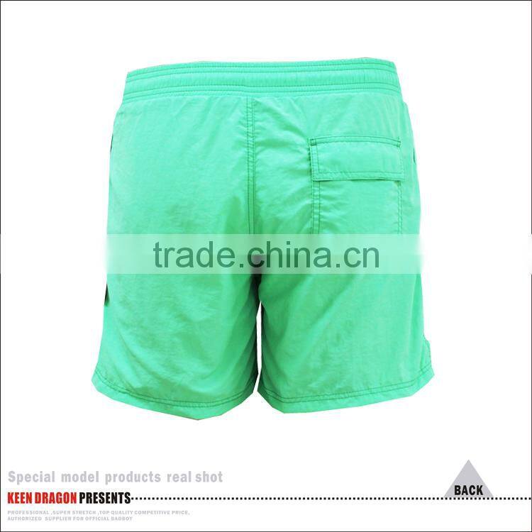 2017 wholesale elastic waist shorts for men swim trunks embroidery