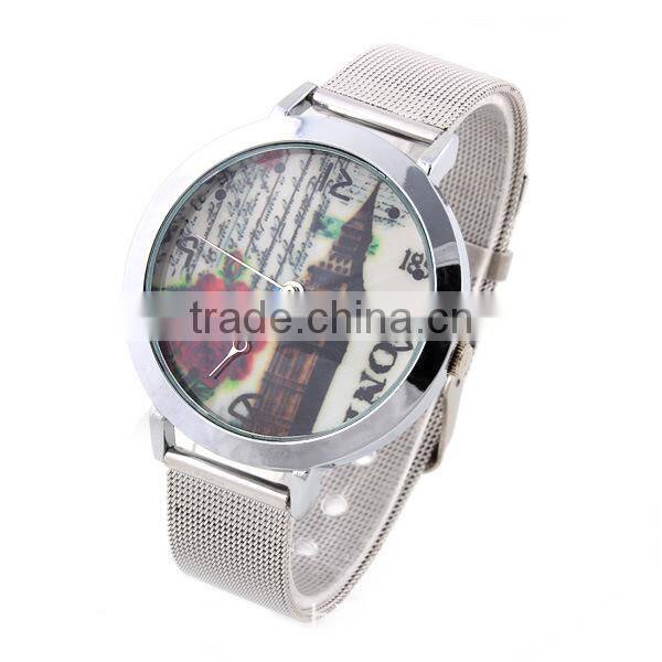 2015 hottest 100%Brand New romantic Eiffel Tower lover watch fancy women watch