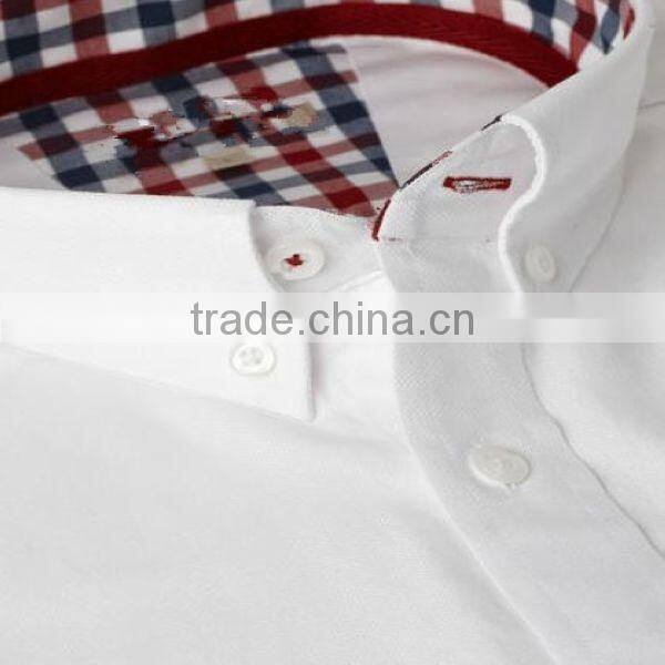 White Oxford Button Down Casual Shirt