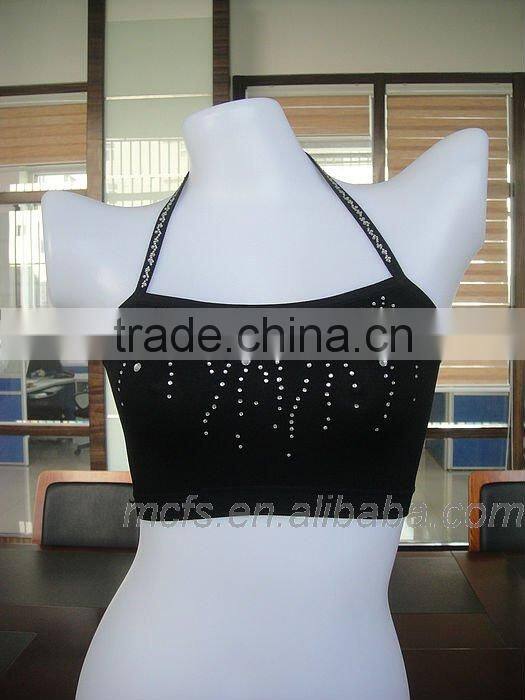 Seamless tank top for women, black women seamless underwear