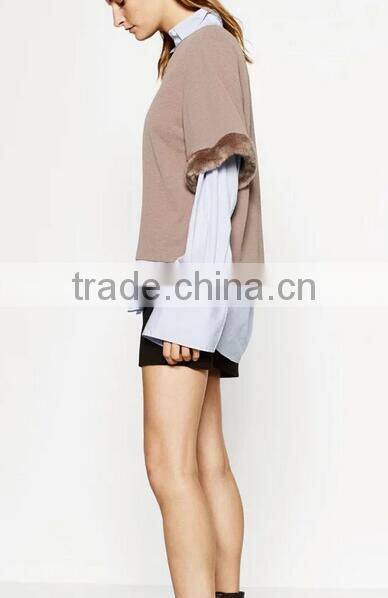 Runwaylover EY2379B New Style 2017 Ladies Elegant Pure Color Pullover Hoodie