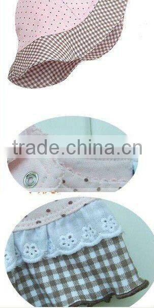 2 pc set baby wear ,Baby Skirt suit with hat, baby clothing set