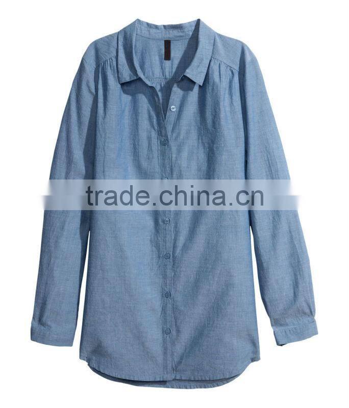 Ladies Casual Linen Blouse Shirt