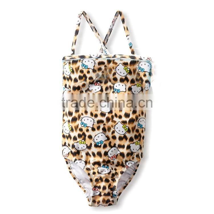 2015 new children swimwear girls swimsuit (3-6 years old) wholesale kids swimwear