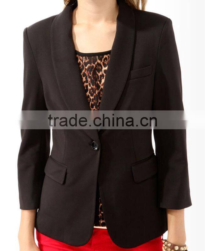 Women's Classic Shawl Collar Blazer