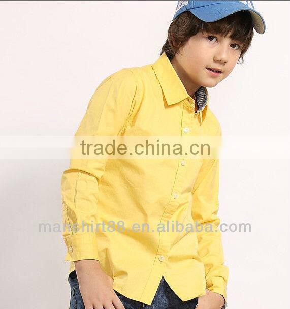 2017small school kids shirt boy shirt