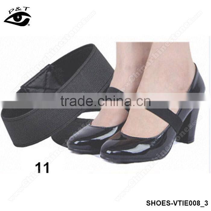 Elastic shoe lace stretch shoelace for high heels shoe accessories