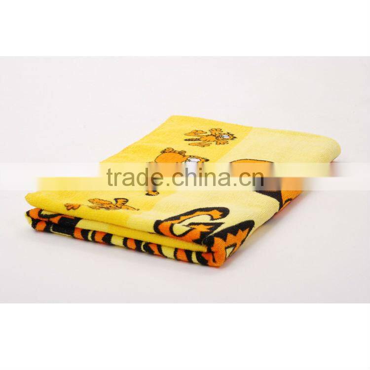 cotton kids children anime velour print beach towels