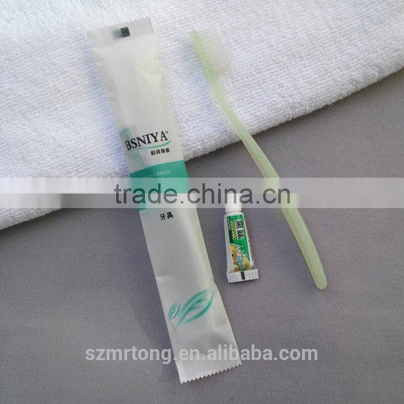 High Quality Cheap disposable toothbrush with toothpaste
