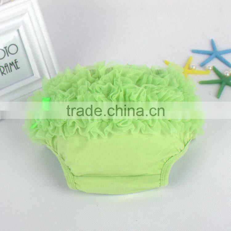 Multicolor cute cotton baby ruffle diaper cover bloomers wholesale baby shorts baby bloomers