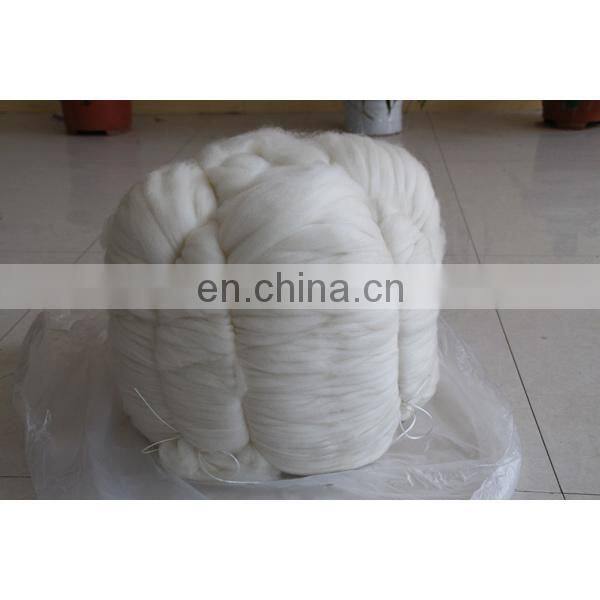Combed high quality chinese cashmere tops white