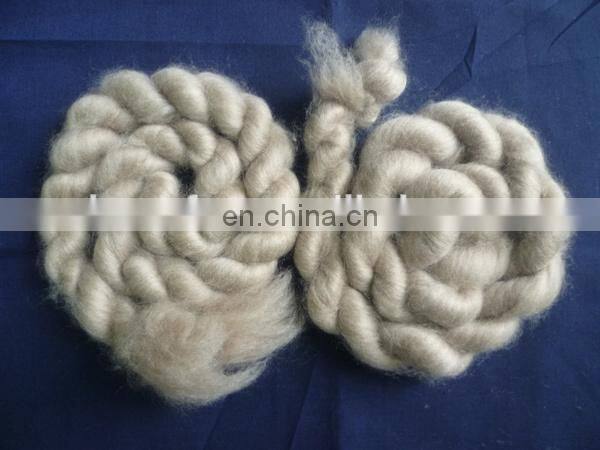 Fine price min quantity order 100% cashmere fiber tops brown