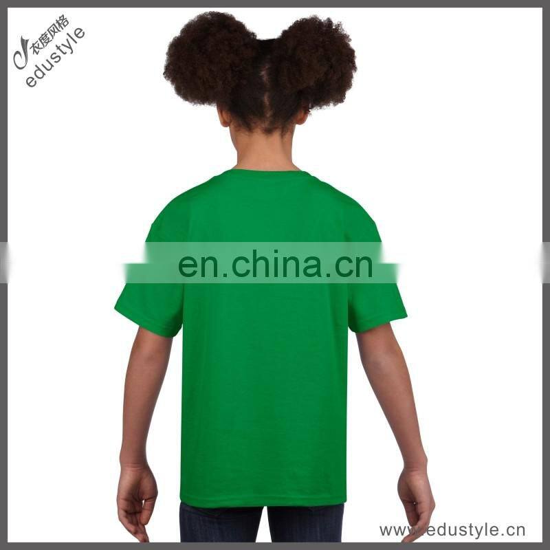 plain cotton kids shirt with shirt cartoon kids