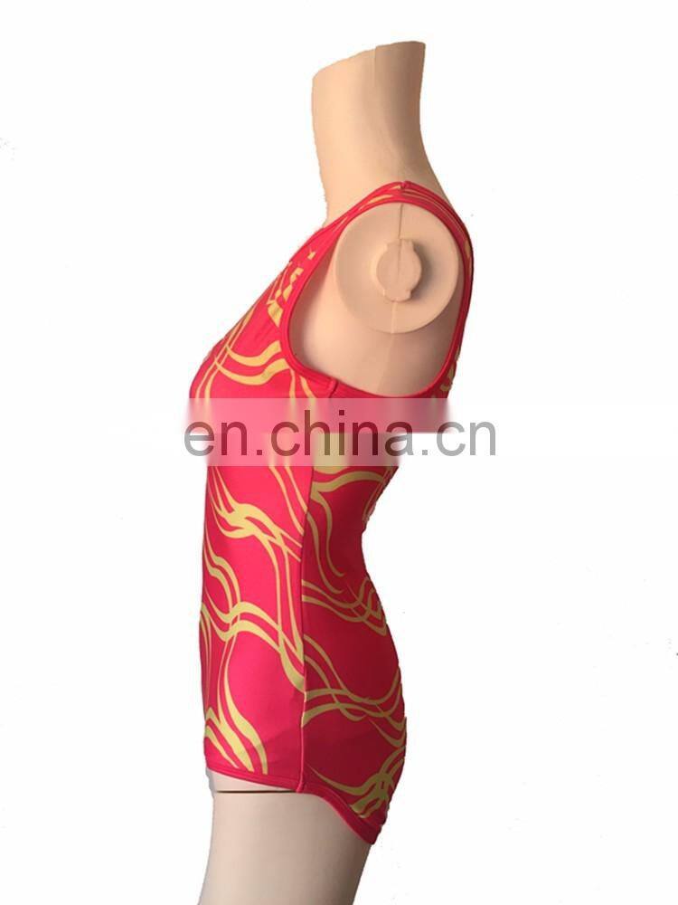 Sparkly Lycra Girls Dance Customized gymnastics competition leotards design