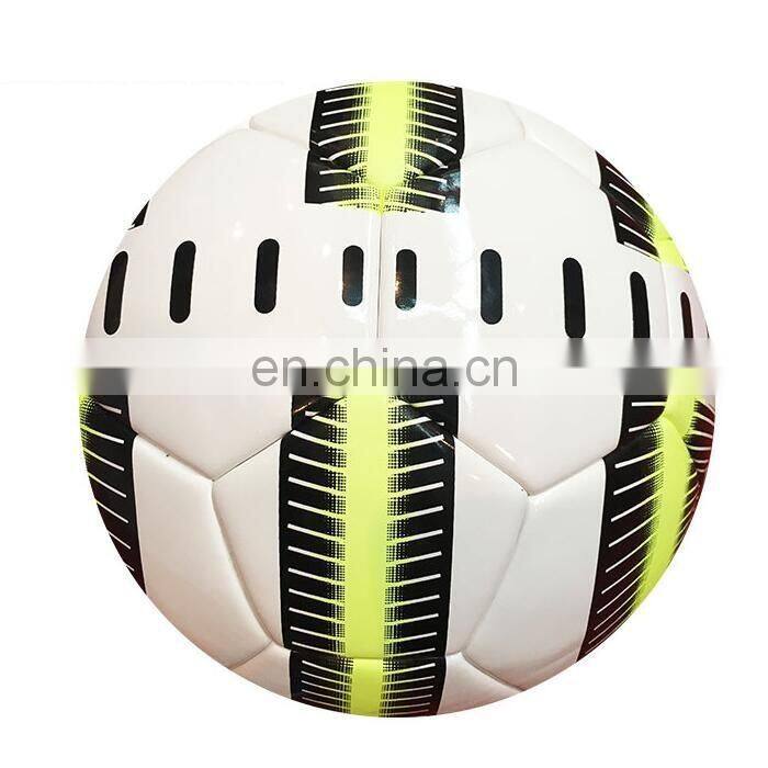 Machine Stitched Shiny Size#5 PVC Football/Soccer Ball
