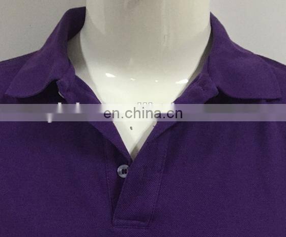 2017 Men's hotsale purple polo without printing