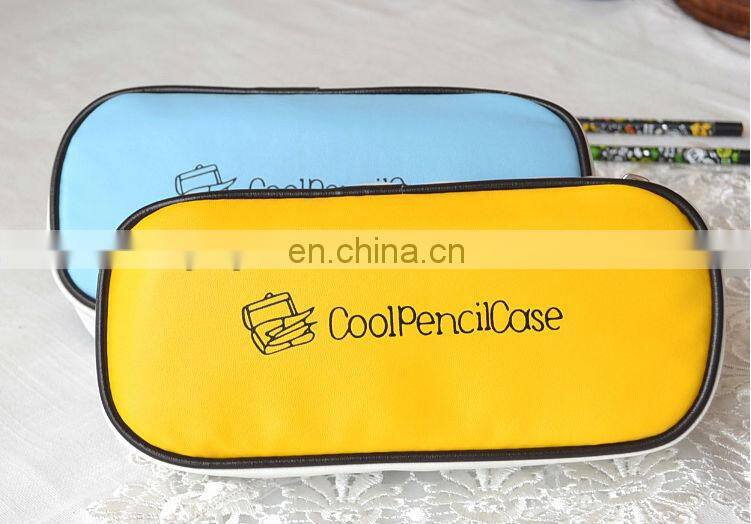 Waterproof plastic pencil box with zipper