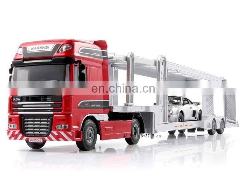 1:50 die cast metal toy model transport truck factory
