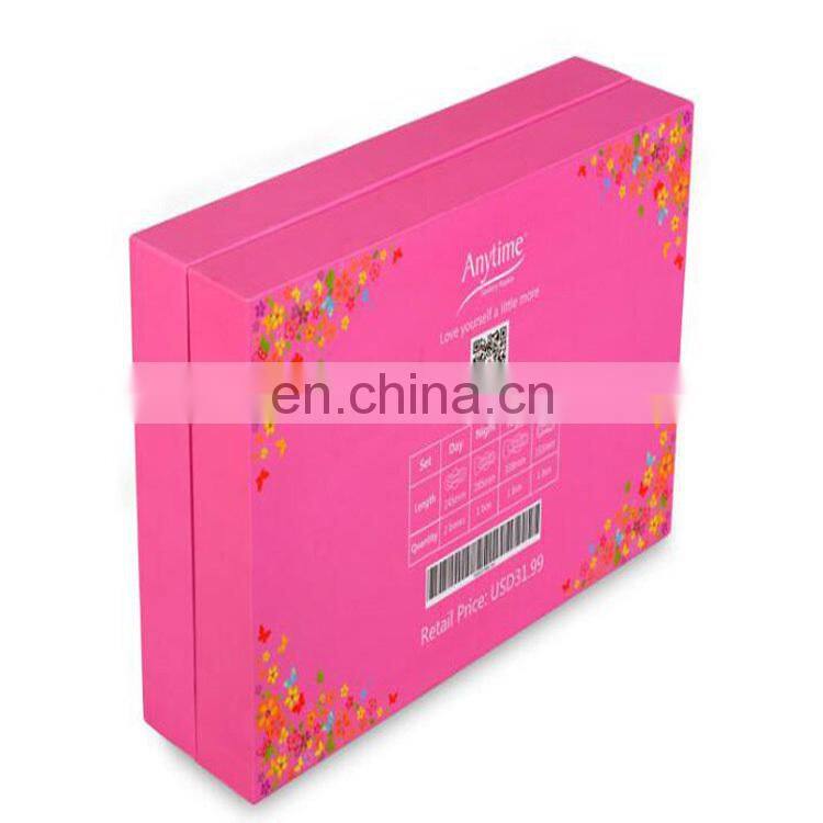 factory directly supply Lid And Based gift/Cosmetic Hardcover Packaging Paper Box with custom logo