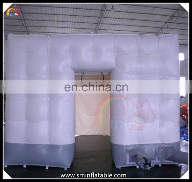 Durable inflatable air camping tent, inflatable cube bubble house for event