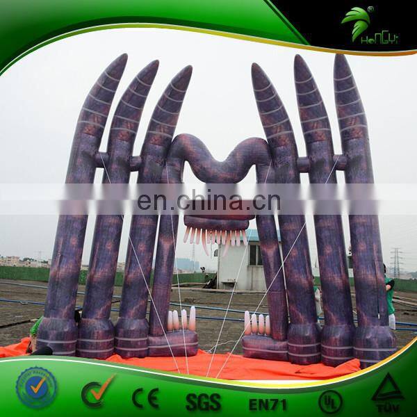 Hongyi Factory Inflatable Halloween Arch / Halloween Decorations Inflatable Arch
