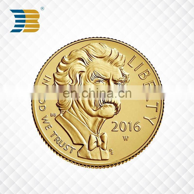 Factory direct sales cheap custom gold souvenir metal coin for sale