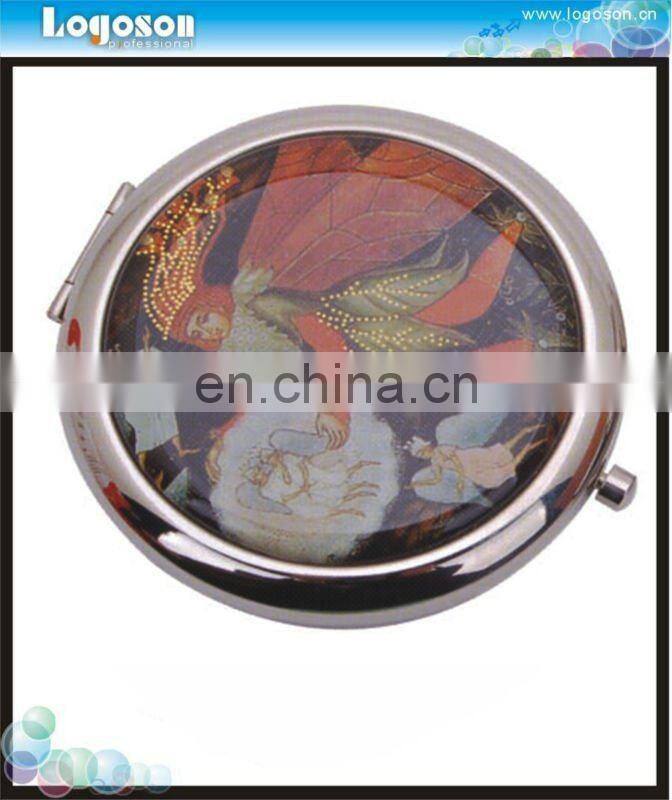 Double side round professional make up mirror