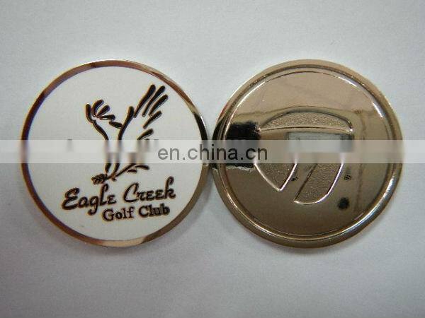 The cascades metal golf ball marker