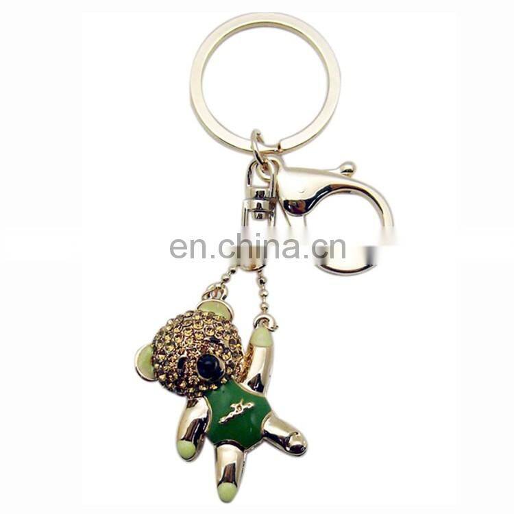 Newest customized High-grade rhinestone crystal ball keychain