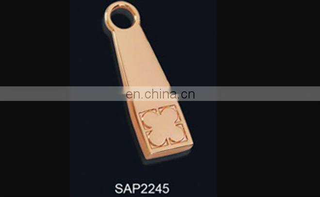 High material zipper and slider for garment