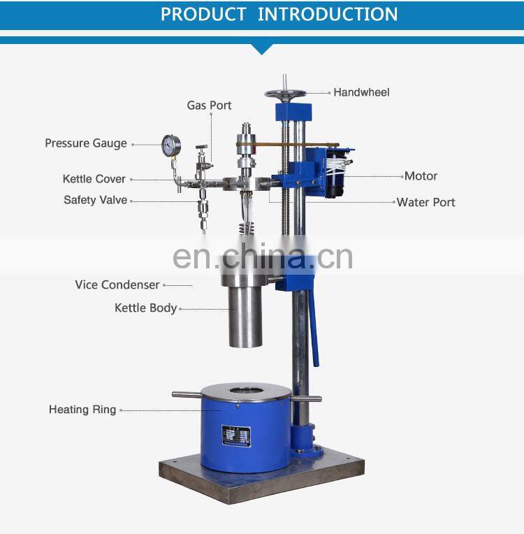 2L Autoclavable Lab High Pressure Reactor