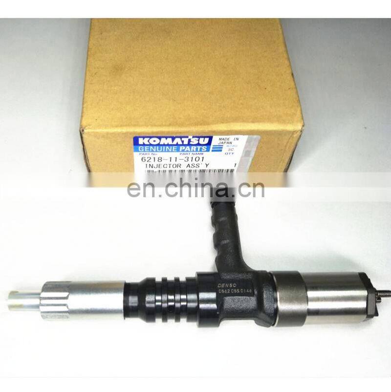 diesel fuel common rail injector 6218-11-3101 095000-0560 095000-0562 for  PC600-8