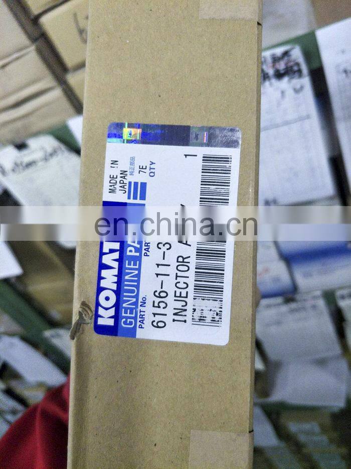 Common Rail Diesel Fuel injector 095000-1210 6156-11-3300 6156-11-3301 095000-1211 for Komatsu SA6D125E PC400-7 PC450-7