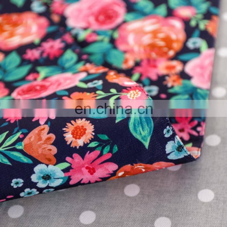 High quality wedding rose flower printed pattern table runners digital print table runner for weddings party