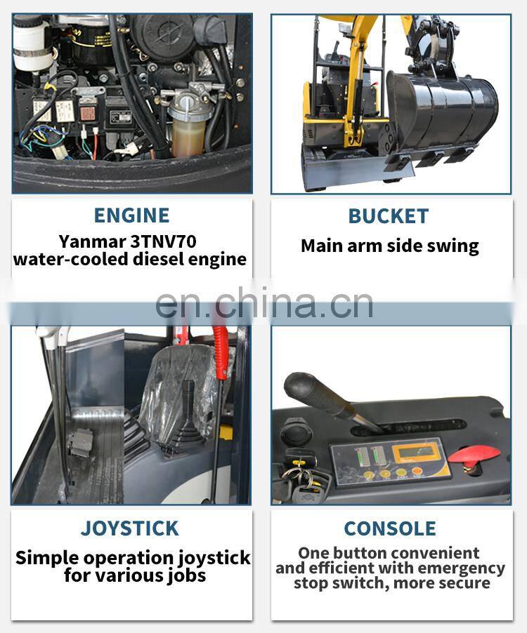 2 ton mini pelle excavator ce approved