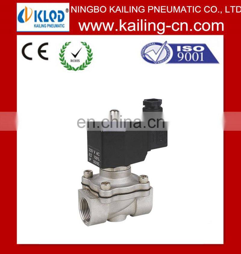 China manufactory 2 way brass Gas Air Water solenoid valve 24v