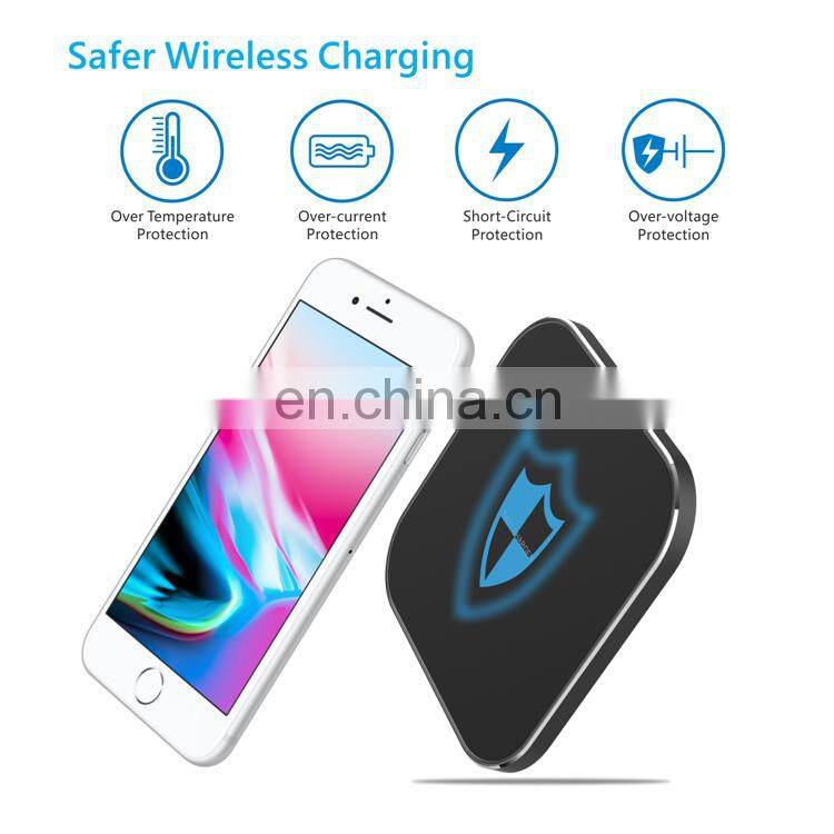 QI Standard Safety Wireless Charging Charger Mini Charger for Mobile Phone