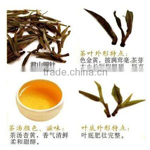 Jun shan yin zhen yellow tea organic traditional Chinese yellow tea