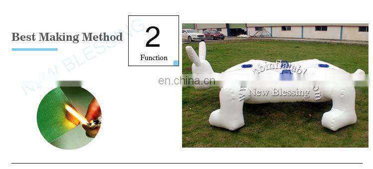 Cute inflatable Hare and Tortoise , inflatable racing sports games, racing game props for land and water game
