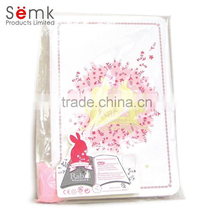 China factory custom made cute kids hardcover school paper notebook