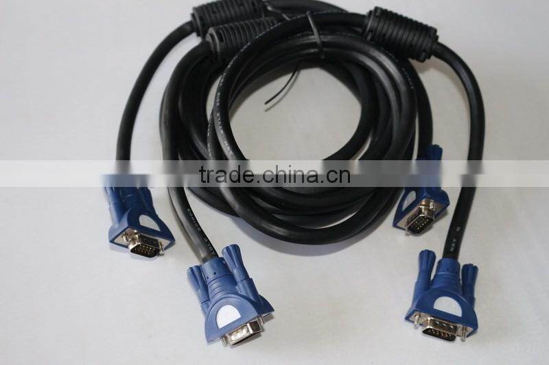 Dongguan factory supply gold connector high speed wiring diagram vga cable