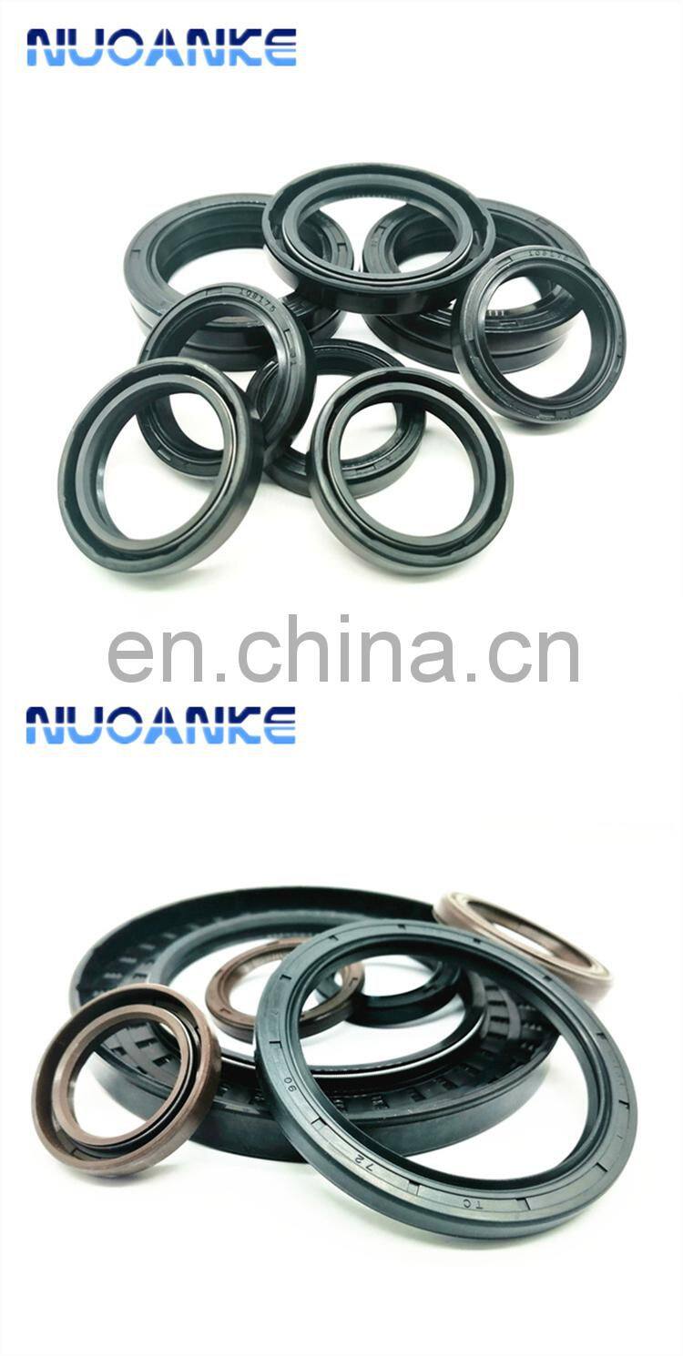 Manufacture Oil Seal Part Motor Oil & Chemical & High Pressure Resistance Double Lips+spring Black/Brown TC Oil Seal