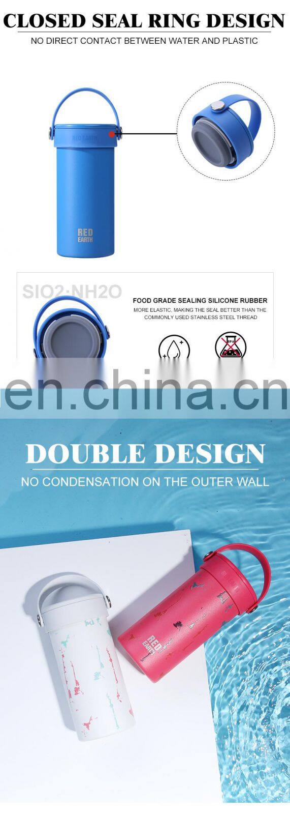 sport travel insulated outdoor portable hiking beer sample drinking bottle stainless steel tumbler sublimation tumbler